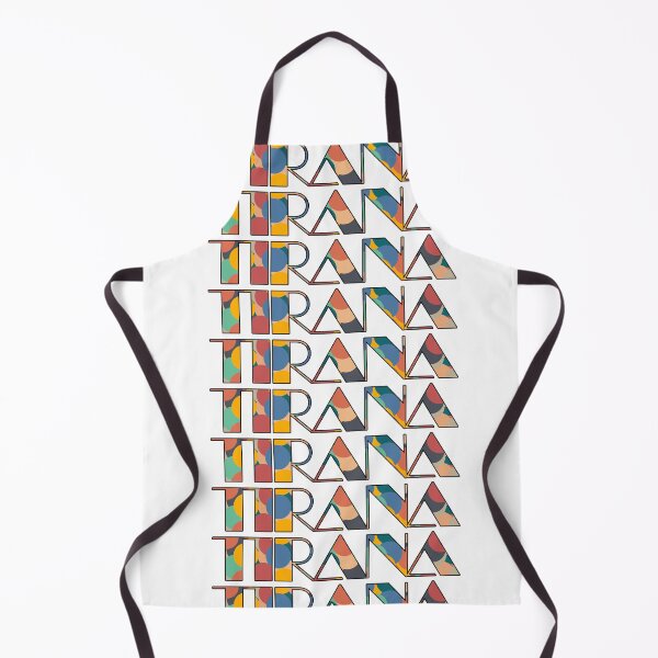 Item preview, Tirana Retro Pop Typography Vibrant City Name Art designed and sold by Wanderful-roads.