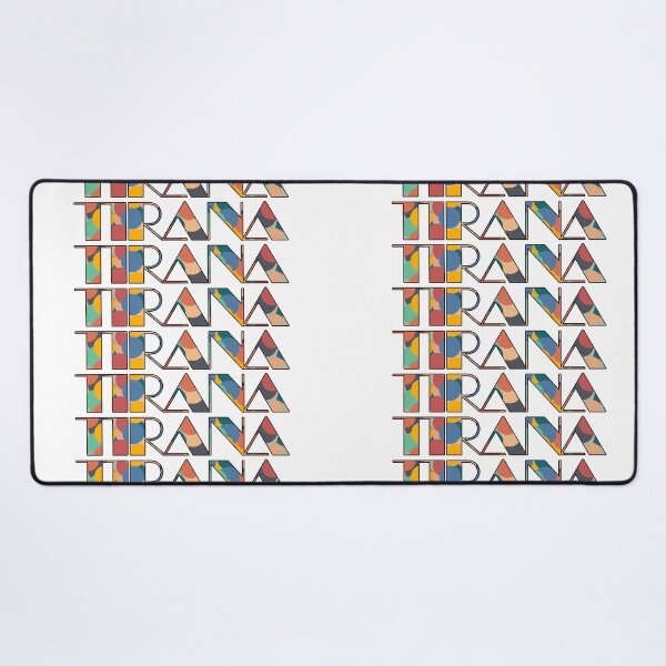 Item preview, Tirana Retro Pop Typography Vibrant City Name Art designed and sold by Wanderful-roads.