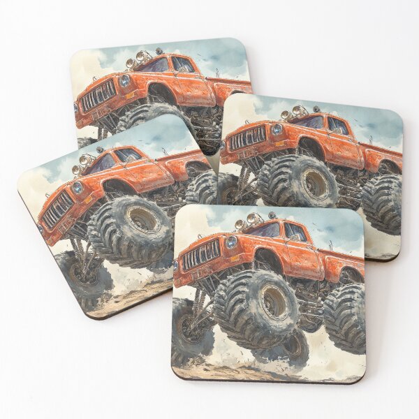 Item preview, Mighty Monster Trucks in Action Through Mud designed and sold by Piotrek0001.
