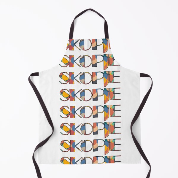 Item preview, Skopje Retro Pop Typography Vibrant City Name Art designed and sold by Wanderful-roads.