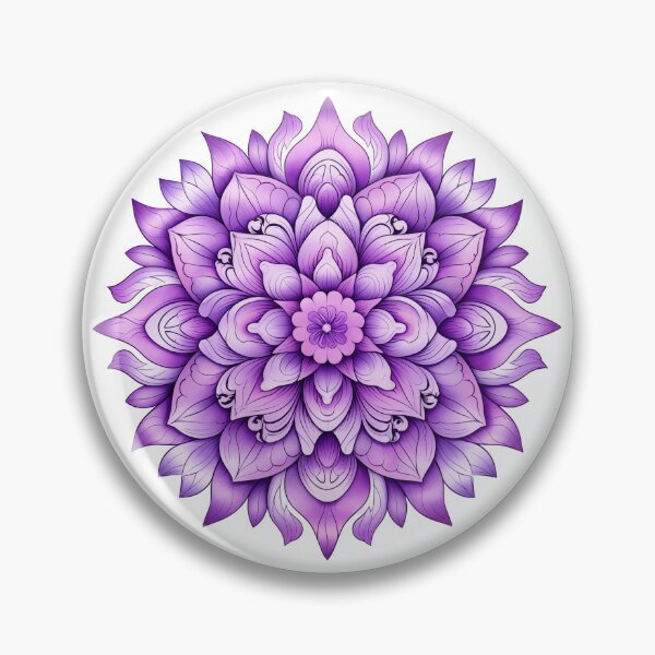 Item preview, Meditative Purple Mandala Artwork designed and sold by New-School-Wave.