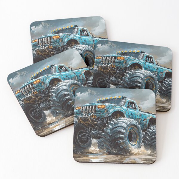 Item preview, Monster Truck Madness on the Muddy Trail designed and sold by Piotrek0001.