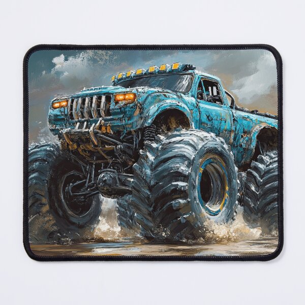 Item preview, Monster Truck Madness on the Muddy Trail designed and sold by Piotrek0001.