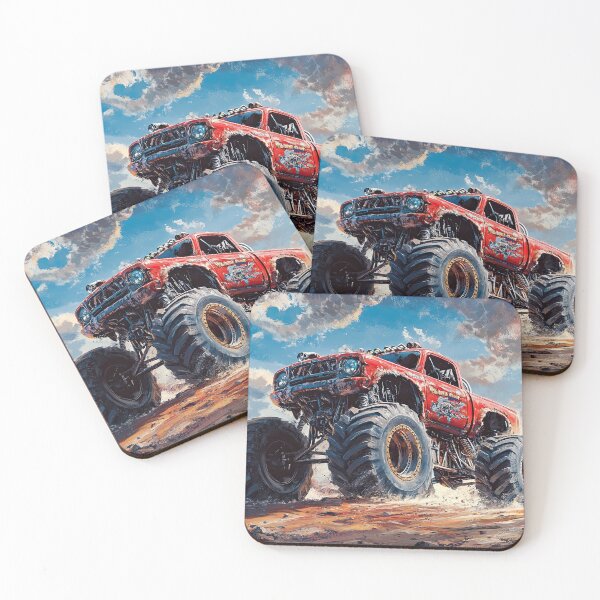 Item preview, Mud-Slinging Power Truck Illustration Art designed and sold by Piotrek0001.
