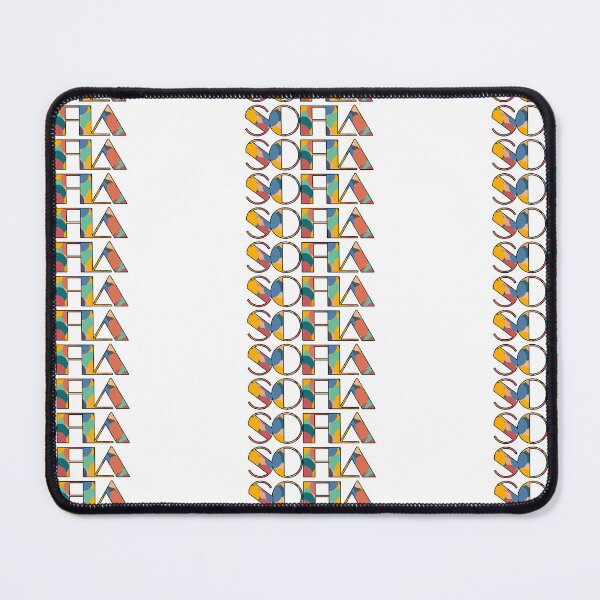 Item preview, Sofia Retro Pop Typography Vibrant City Name Art designed and sold by Wanderful-roads.