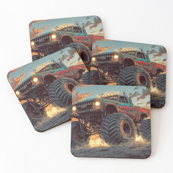 Item preview, Monster Truck Action Across Wild Landscapes designed and sold by Piotrek0001.