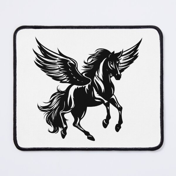 Item preview, Pegasus Fly Horse Winged Stallion Equine Myth Fairy Tale designed and sold by inkoutninja.