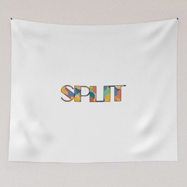 Item preview, Split Retro Pop Typography Vibrant City Name Art designed and sold by Wanderful-roads.