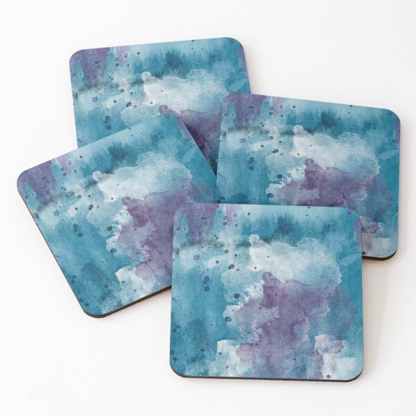 Item preview, Abstract Teal Blue Purple designed and sold by zeelv.