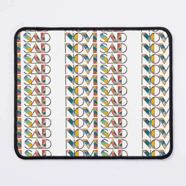Item preview, Novi Sad Retro Pop Typography Vibrant City Name Art designed and sold by Wanderful-roads.