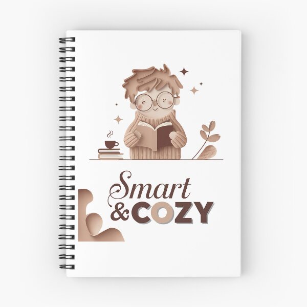 Item preview, Smart and Cozy Bookworm Vibes designed and sold by Taans-Creation.
