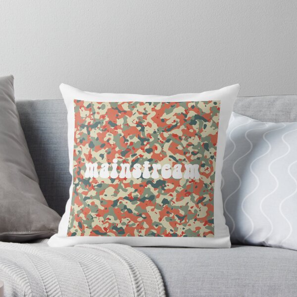 Item preview, Mainstream typography (camo pattern background) designed and sold by trepiu.