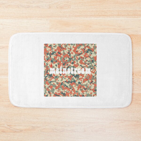 Item preview, Mainstream typography (camo pattern background) designed and sold by trepiu.