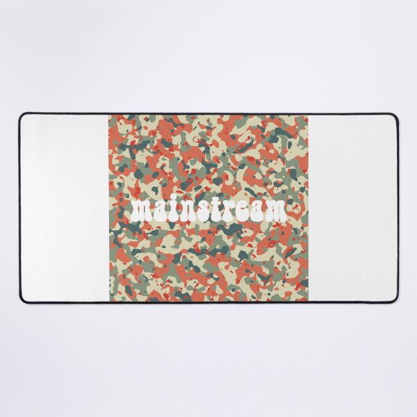 Item preview, Mainstream typography (camo pattern background) designed and sold by trepiu.