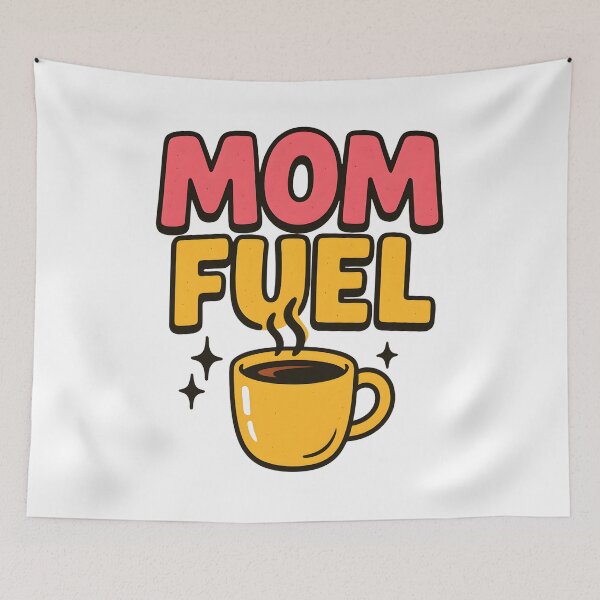 Item preview, Mom Fuel Funny Coffee Design - Bold Cartoon Sublimation Art for Cool Moms - Mother’s Day PNG for T-Shirts, Mugs & Gifts designed and sold by ArtbotsGallery.