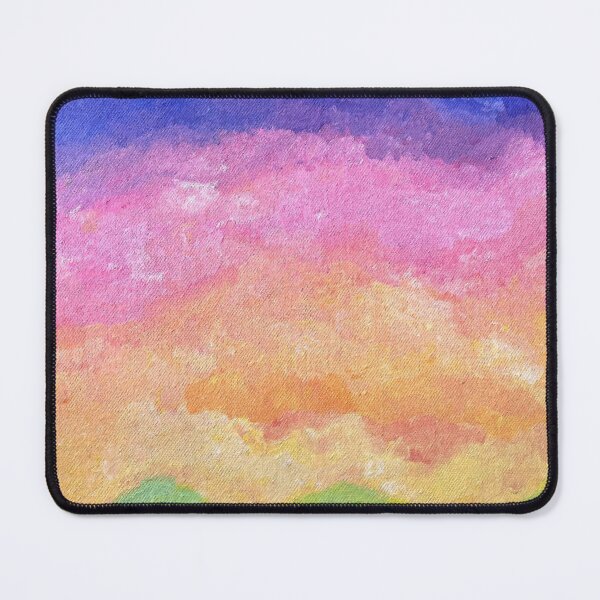 Item preview, "Dreamscape Horizon – Abstract Sunset Over Hills" designed and sold by MinkahJM.