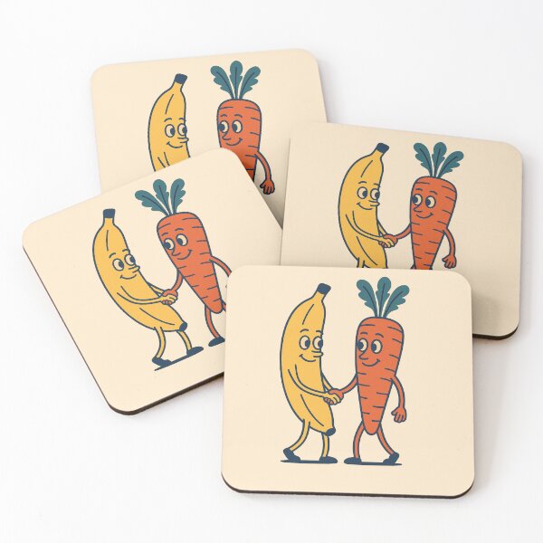Item preview, Just Chillin' Series: Friends for Life Banana and Carrot  designed and sold by lapart.