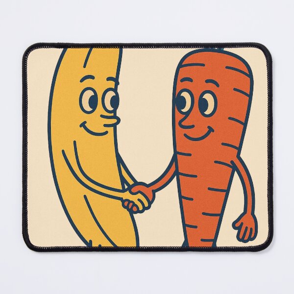 Item preview, Just Chillin' Series: Friends for Life Banana and Carrot designed and sold by lapart.
