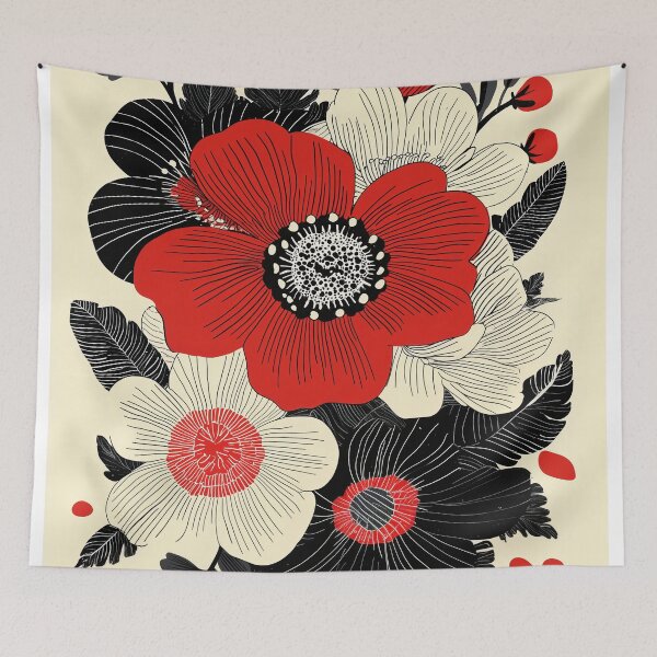 Item preview, 1980 Lush Seasonal Bouquet designed and sold by nikoart001.