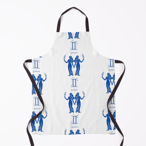 Item preview, Gemini – Twin Zodiac Sign with Celestial Flair designed and sold by Ink on Thread.