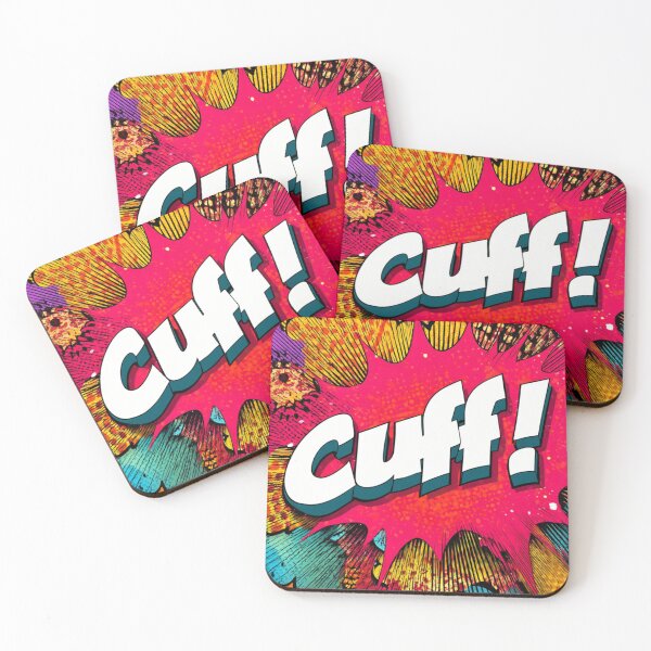 Item preview, Comic Book Style “Cuff!” – Bold Pop Explosion with Retro Flair designed and sold by Patricks-Art.