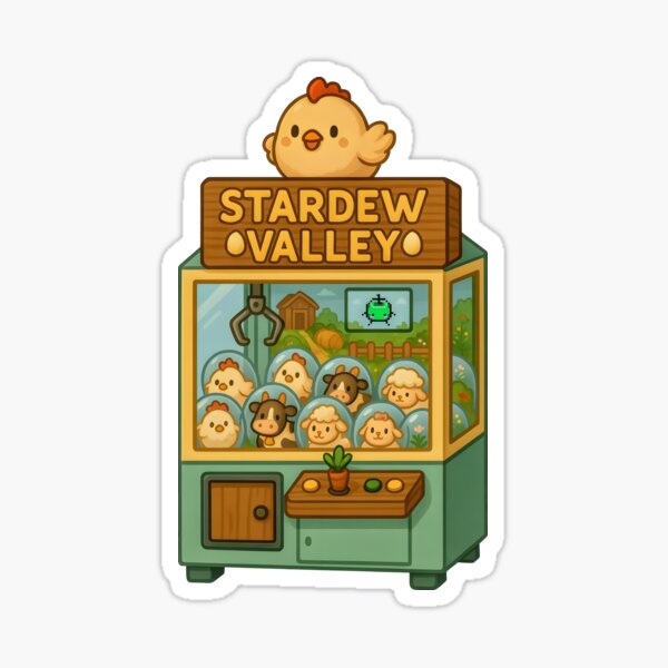 Item preview, Stardew Valley Crane Game designed and sold by PiggyWonka.