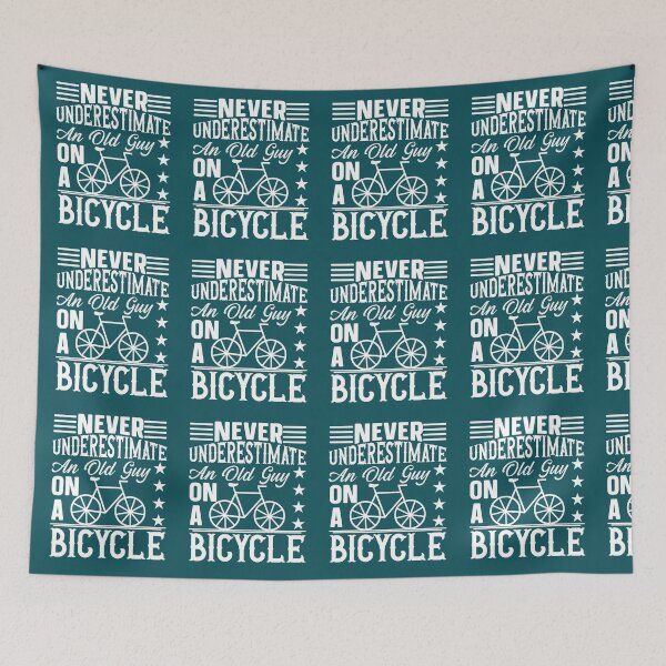 Item preview, cycling, cyclist, old man, bike, never underestimate, mountain bike, bicycle, never underestimate an old guy on a bike designed and sold by happinesproject.