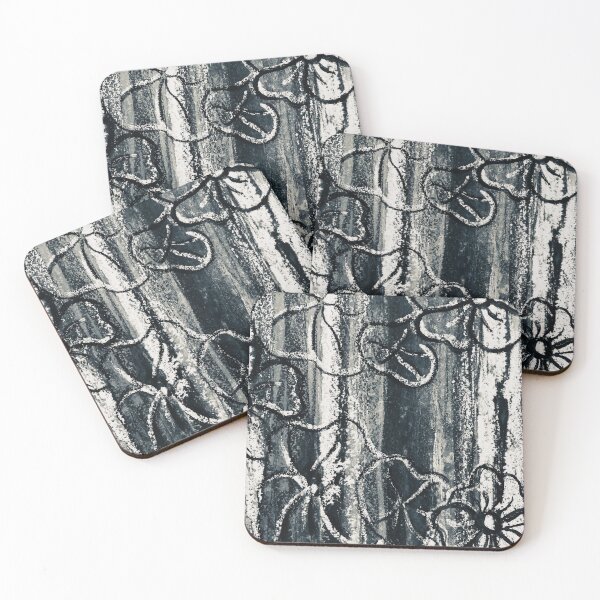Item preview, Striped Monochrome Floral designed and sold by VariARTyPrints.