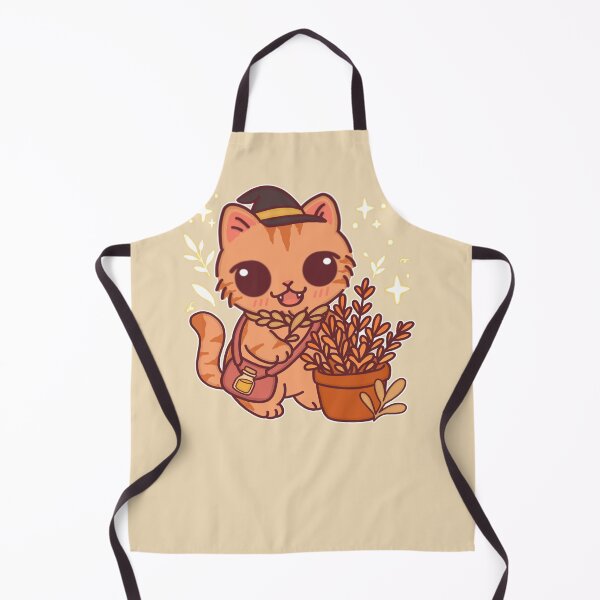 Item preview, Griffin House Herb Wizard Cat – Cute Magical Gardening Cat designed and sold by BGMeYou.