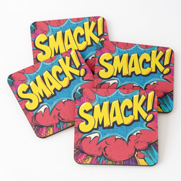 Item preview, “SMACK!” Comic Burst – Retro Pop Style with Bold Action Impact designed and sold by Patricks-Art.