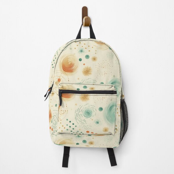 Item preview, Retro Abstract Motion Pattern – Playful Swirls, Dots & Orbits Design designed and sold by Moisky Patterns.