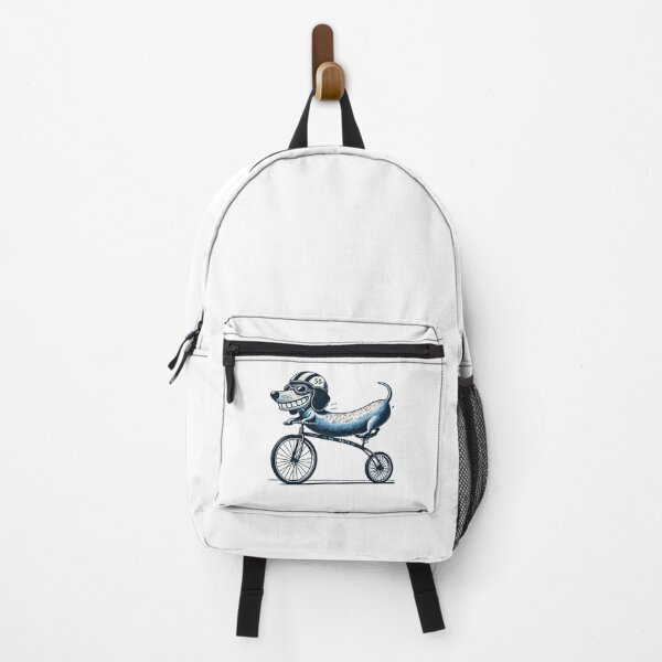 Item preview, Retro Dog Motif With Bicycle For Cycling designed and sold by LuminOrb.