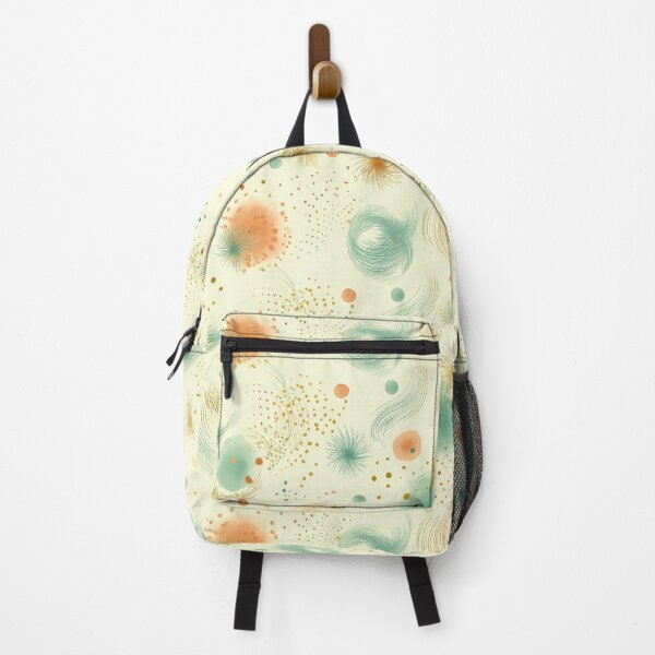 Item preview, Whimsical Energy Pattern – Soft Abstract Swirls & Dots in Retro Tones designed and sold by Moisky Patterns.