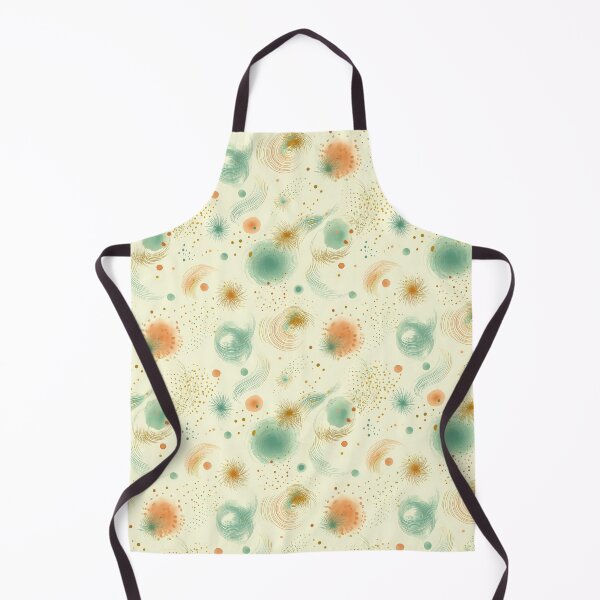 Item preview, Whimsical Energy Pattern – Soft Abstract Swirls & Dots in Retro Tones designed and sold by Moisky Patterns.