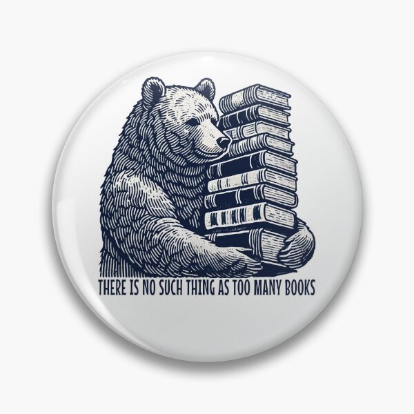 Item preview, Book Club Meets Funny Book Lover Bear Look designed and sold by LuminOrb.