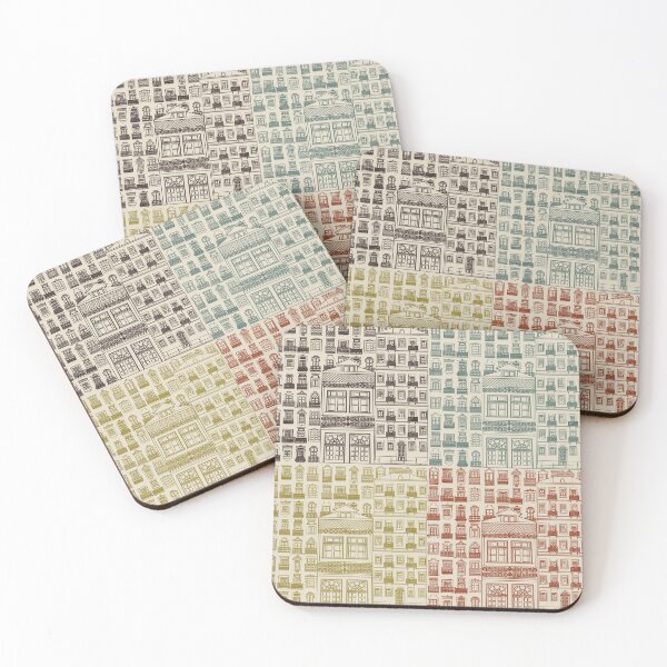 Item preview, Vintage Windows and Doors Pattern Design designed and sold by DColourMuse.