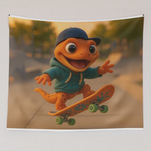Item preview, Skater Newt  designed and sold by Sillytoe.