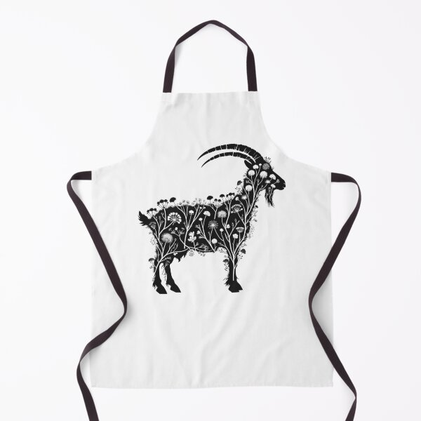Item preview, Goat Lover Floral Wildflower Farm Farmer designed and sold by Kimberley King Art King Art.