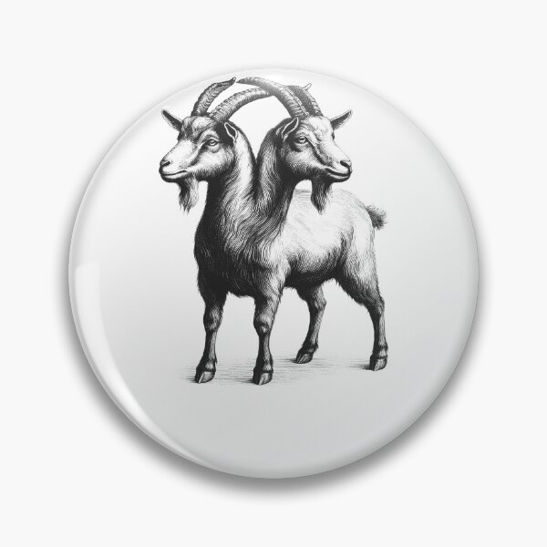 Item preview, Two Headed Goat Weird Oddities Unusual Mysterious designed and sold by Kimberley King Art  King Art.