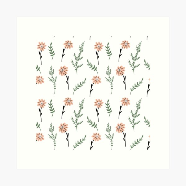 Item preview, Floral pattern designed and sold by artwithlefty.