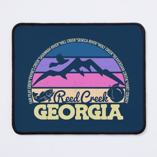 Item preview, Reed Creek Georgia Sunset Retro Vintage Local Pride Logo designed and sold by CRHPOD20.