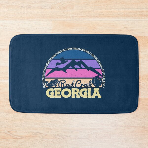Item preview, Reed Creek Georgia Sunset Retro Vintage Local Pride Logo designed and sold by CRHPOD20.