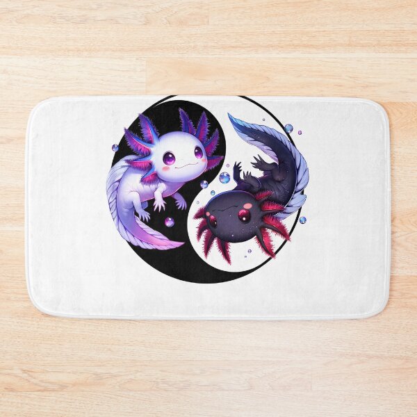 Item preview, Kawaii Axolotls Yin Yang Japanese Axolotl Animals Lover designed and sold by Kimberley King Art  King Art.