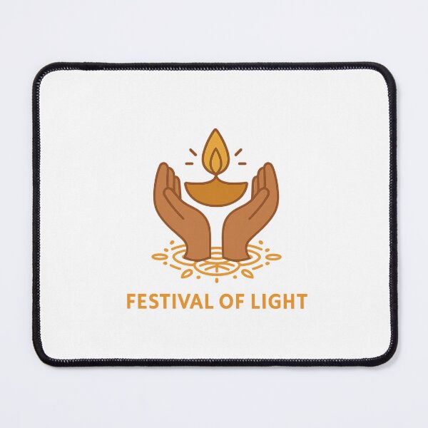 Item preview, Festival of Light – Minimalist Diwali Diya & Rangoli Line Art designed and sold by DJCApparel.