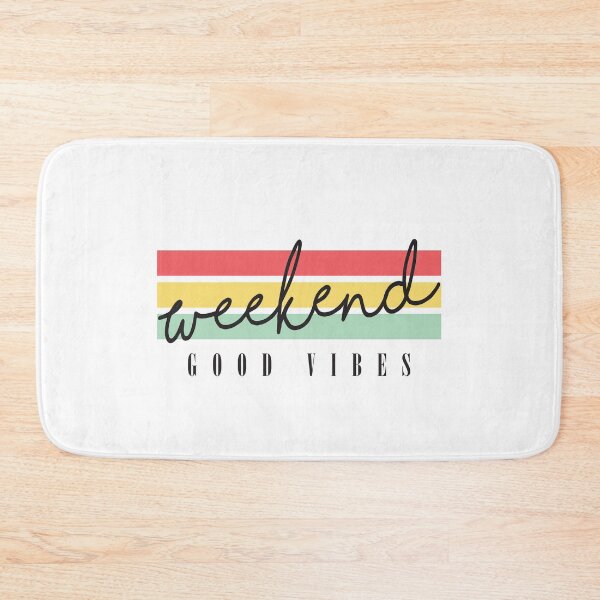Item preview, Weekend Good Vibes – Retro Chill Quote Design designed and sold by The secret storage room.