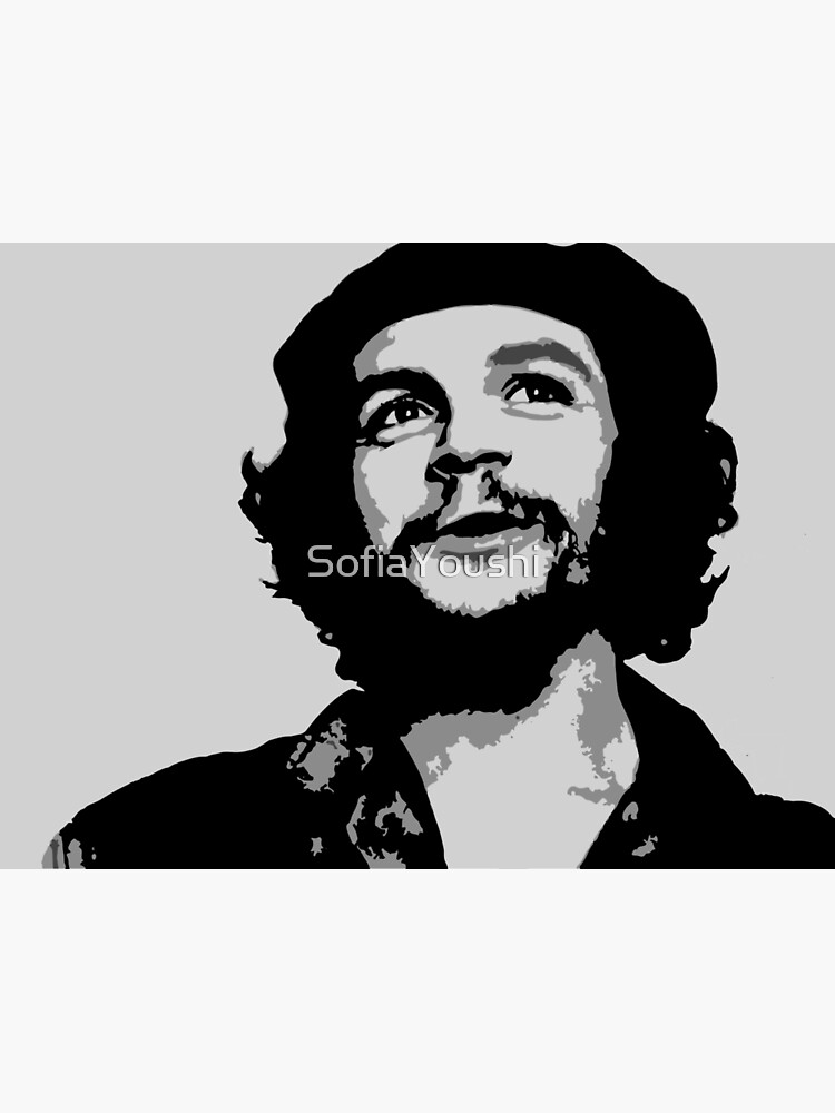 Portrait of Ernesto Che Guevara Recessed Framed Print by