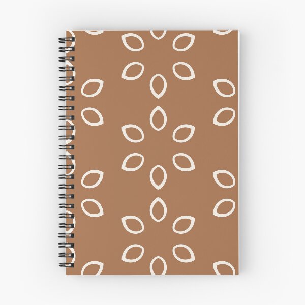 Item preview, Cream Petal Design with a Brown Background designed and sold by KeksWorkroom.