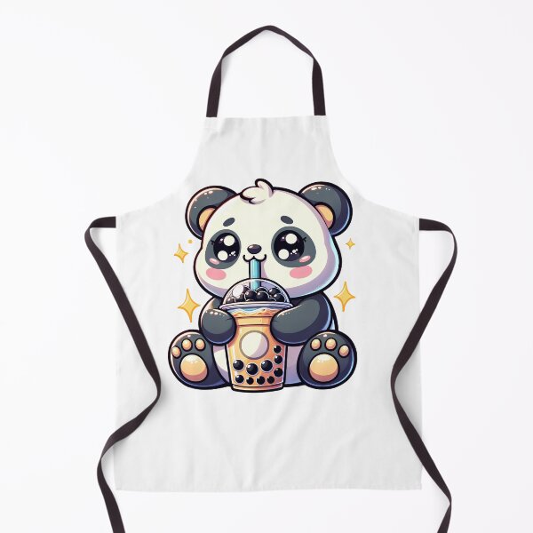 Item preview, Cute Kawaii Panda Drink Bubble Tea Milk Tea Lover designed and sold by Kimberley King Art King Art.