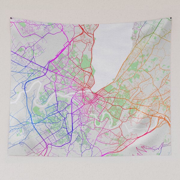 Item preview, Geneva City Map of Switzerland - Colorful designed and sold by deMAP.
