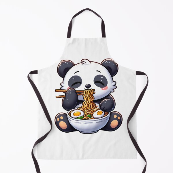 Item preview, Kawaii Panda Eating Ramen Noodle Anime Japanese Food Lover designed and sold by Kimberley King Art King Art.
